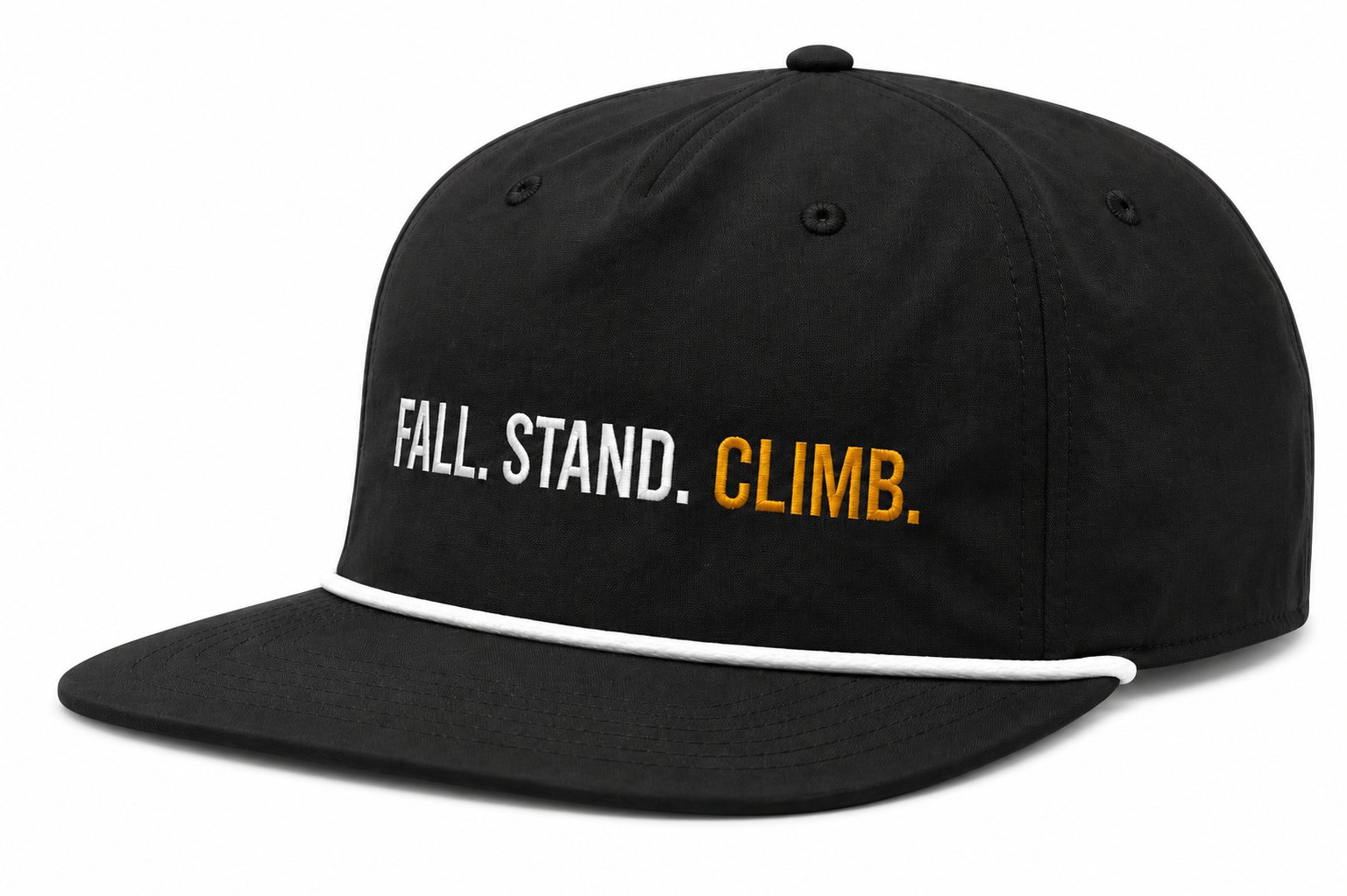 Fall. Stand. Climb. - Rope Hat